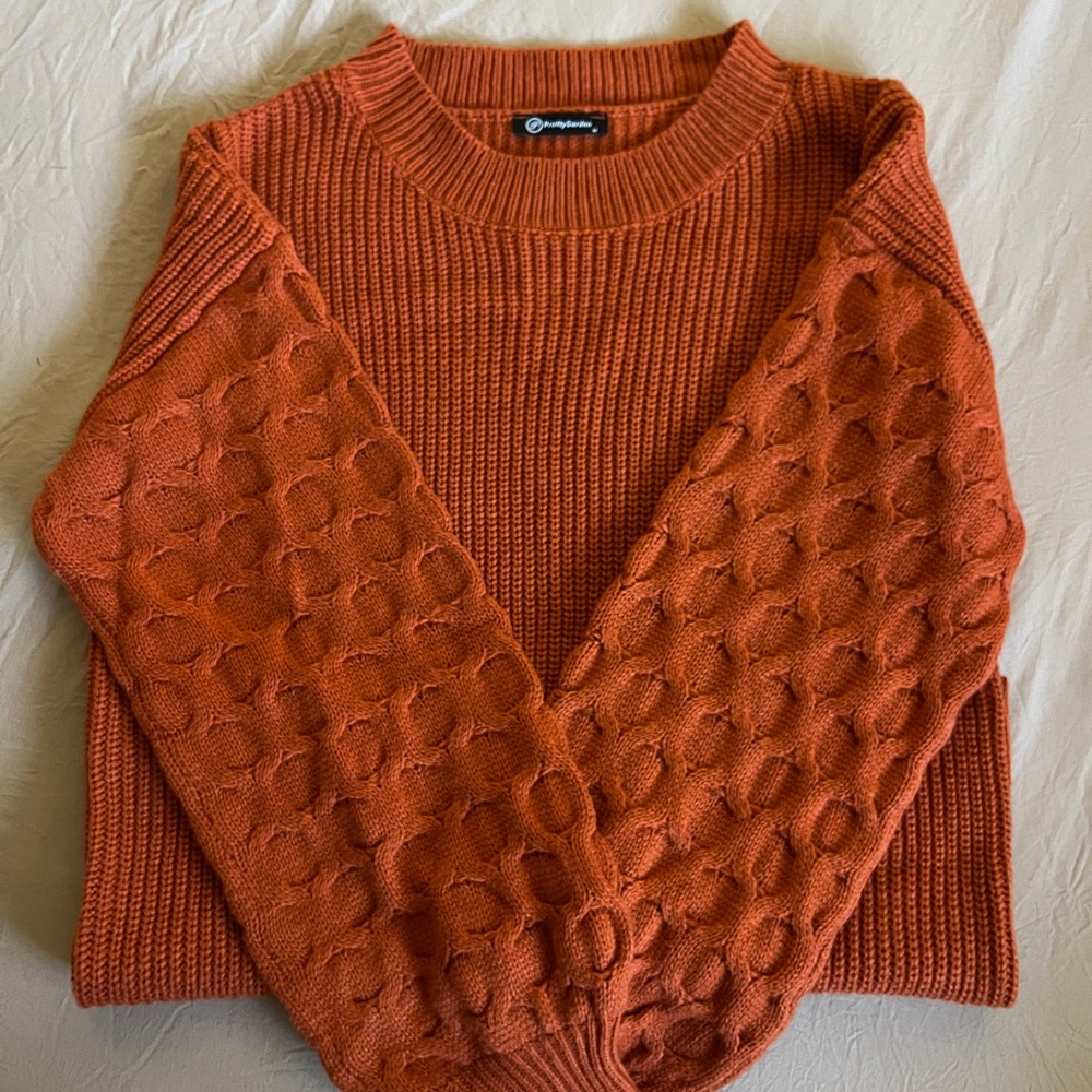 Burnt Orange Sweater - Picture 2 of 4